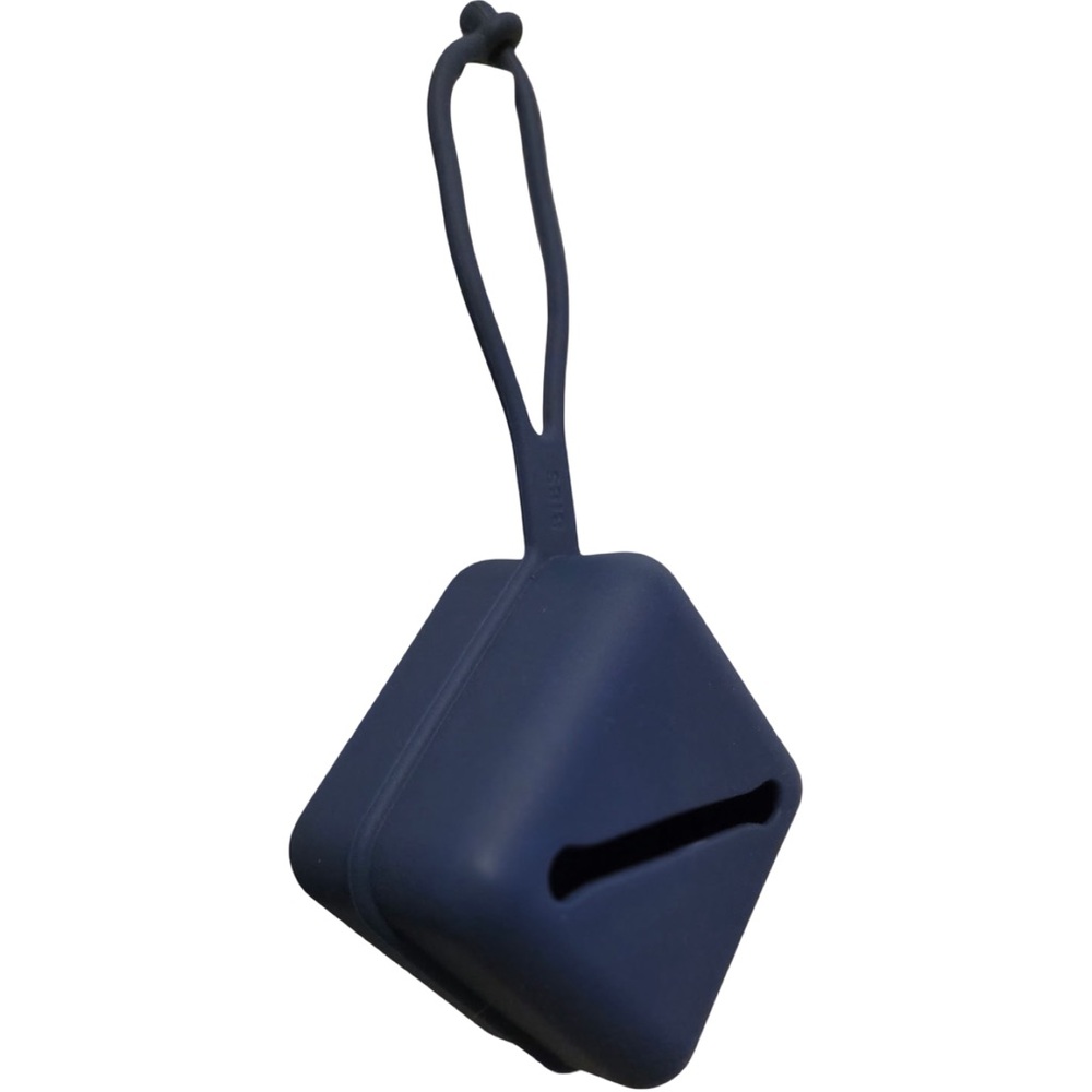 Navy Blue Silicone Kids Bib